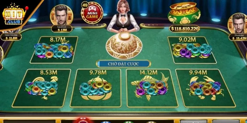 Bầu cua HITCLUB phiên bản nâng cấp chất lượng hiện nay