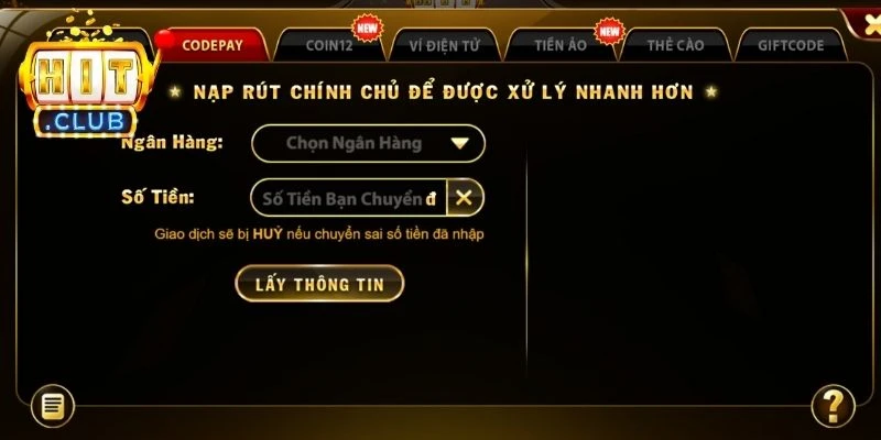Nạp tiền cực nhanh và an toàn tại cổng game